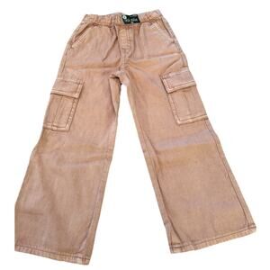 Girls Size 6X Okie Dokie Wide Leg Jeans in Vintage Pink